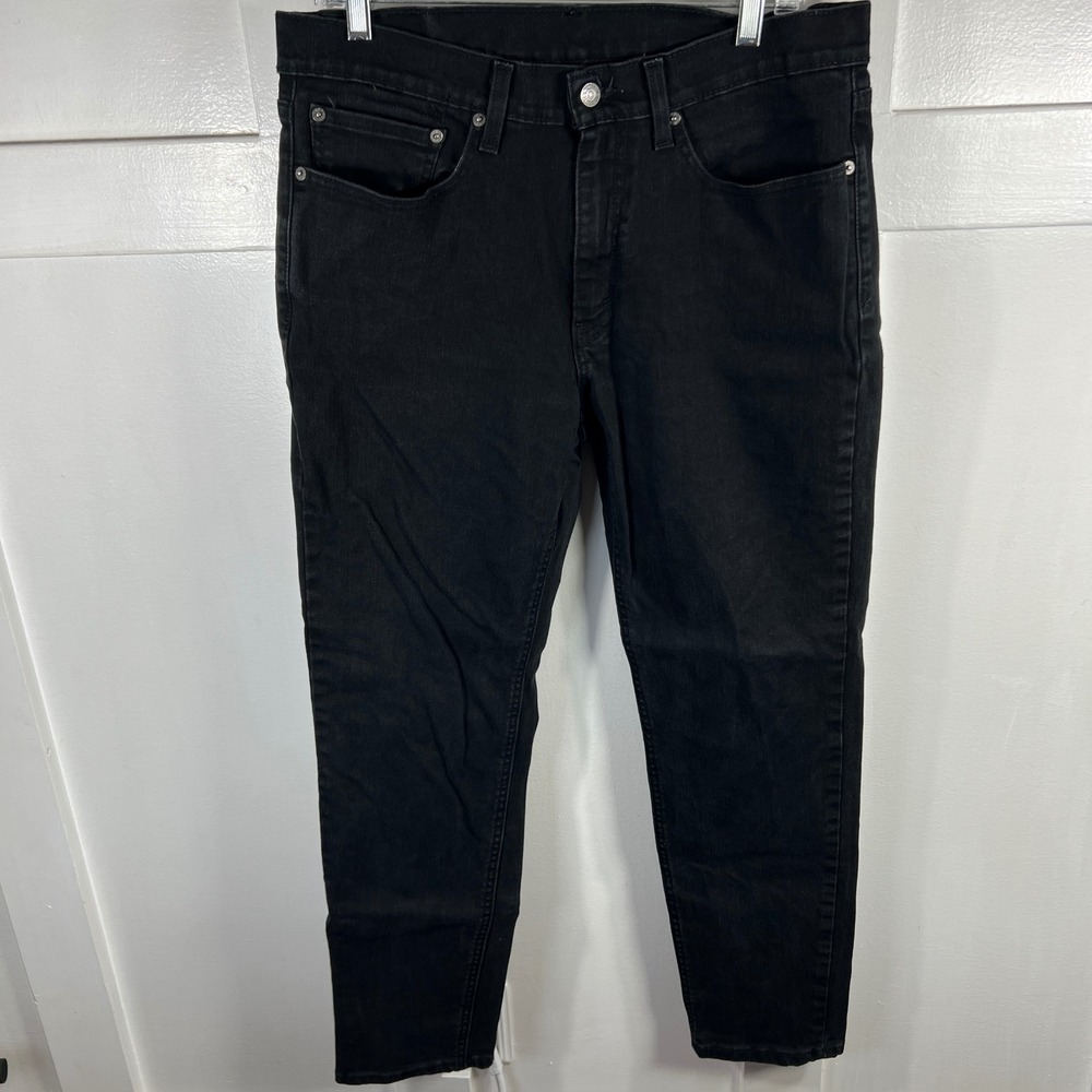 Levis 531 Athletic Slim Black Stretch Jeans Mens 34x32 85494-0032